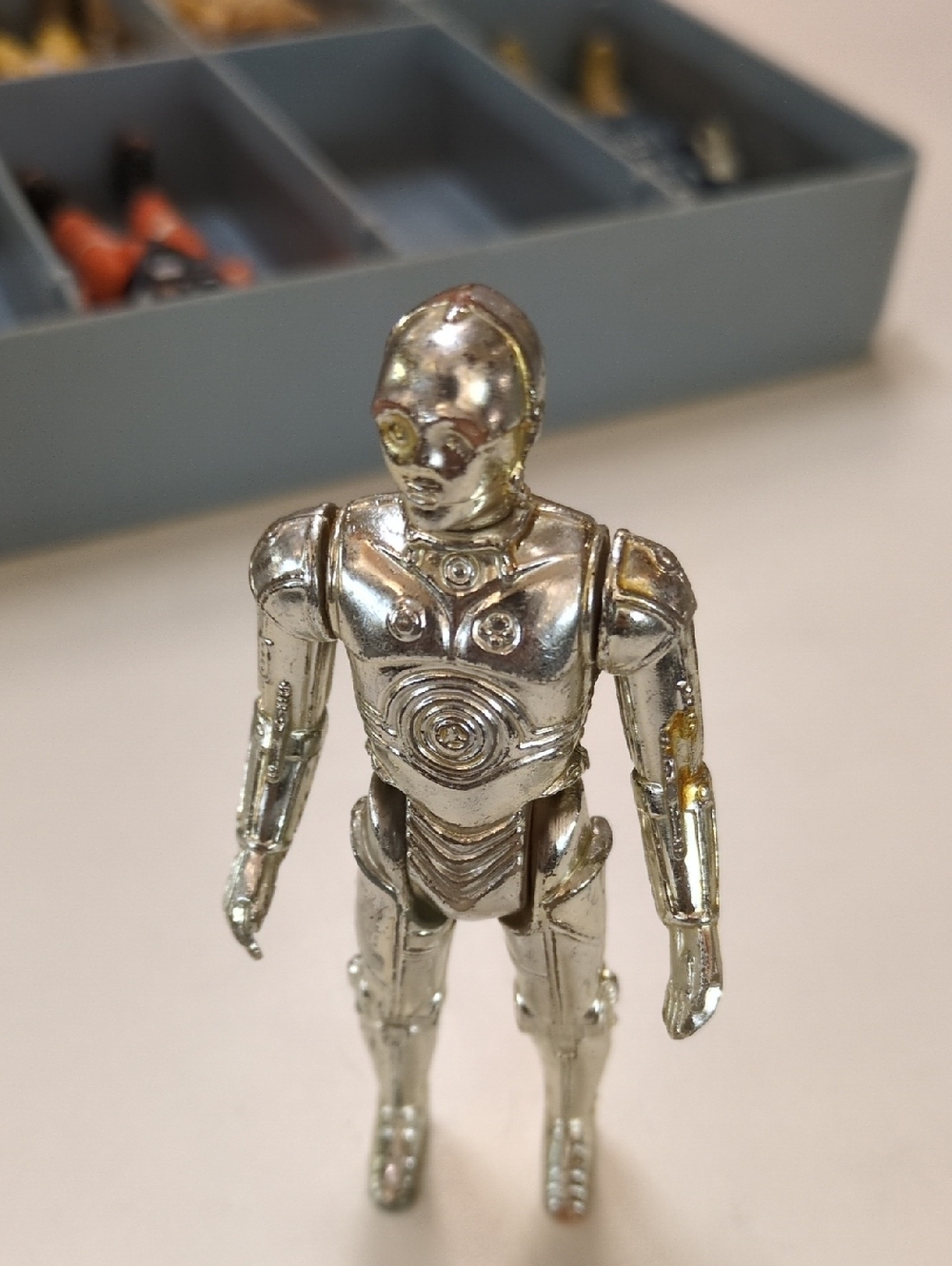 Silver Robot Action Figure Toy - Kids Collectible